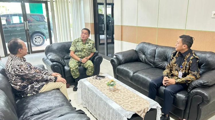 Perkuat Koordinasi, RRI Tarakan Kunjungi Kodim 0907