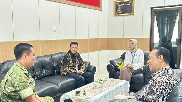Perkuat Koordinasi, RRI Tarakan Kunjungi Kodim 0907