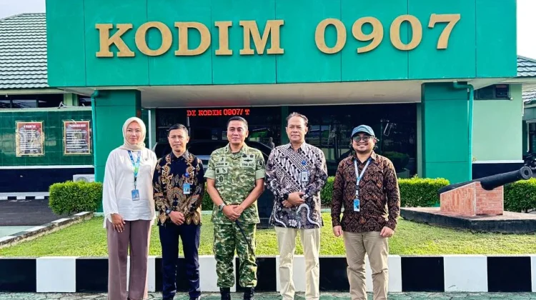Perkuat Koordinasi, RRI Tarakan Kunjungi Kodim 0907
