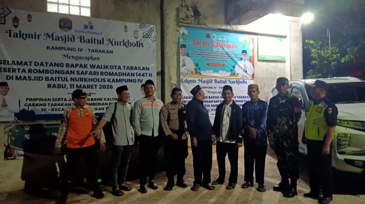 Kegiatan Safari Ramadhan 1447H WaliKota Tarakan di Masjid Babul Nurcholis