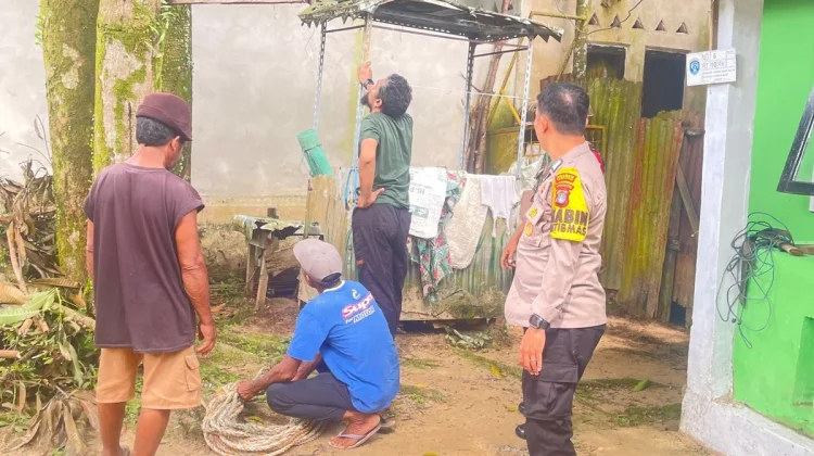 Pemotongan Pohon Mangga Kelurahan Karang Anyar Pantai