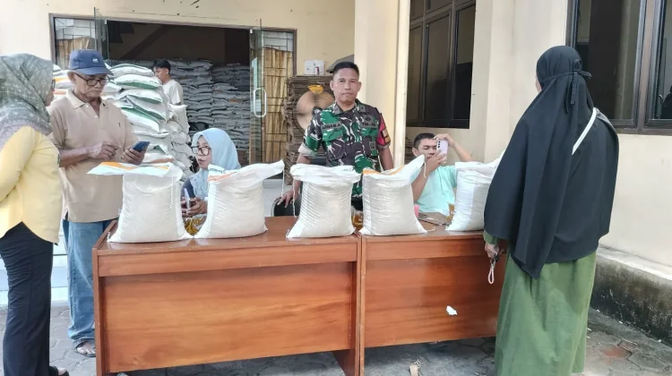 Penyaluran Penerima Bantuan Pangan(PBP) dari Pemerintah Pusat di Selumit Pesisir