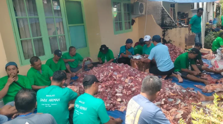 Wilayah Pelaksanaan Pemotongan Hewan Qurban di Kelurahan Juata permai