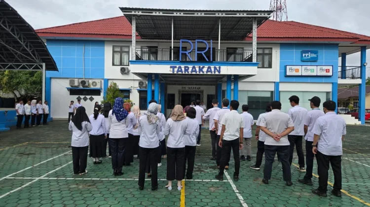 Apel Pagi Tekankan Kedisiplinan di Lingkungan RRI Tarakan