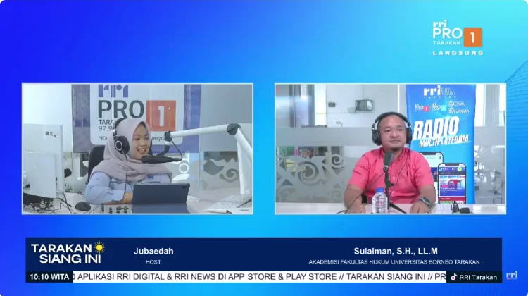 "Tarakan Siang Ini" Bahas Tantangan Hukum Pemerintahan