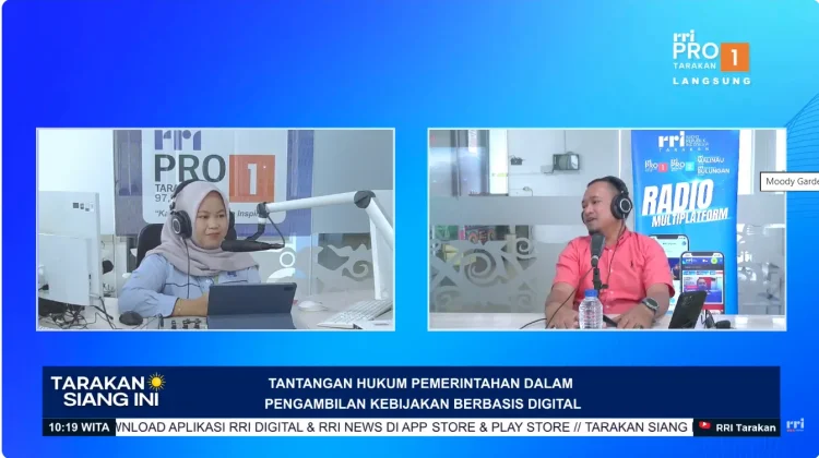 "Tarakan Siang Ini" Bahas Tantangan Hukum Pemerintahan