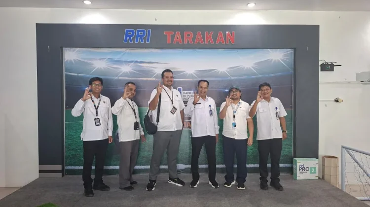 Kunjungan Kasubbag Humas dan TU BPK Perwakilan Provinsi Kaltara ke RRI Tarakan