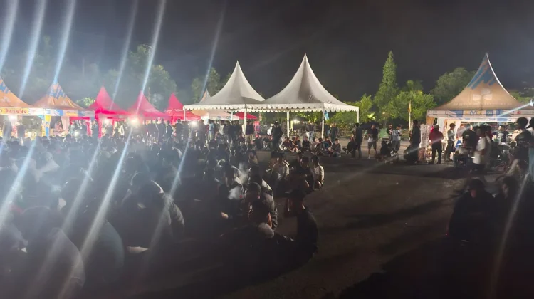 Potret Kemeriahan Nobar Piala Dunia 2026 di Halaman Parkir Rujab Wali Kota Tarakan