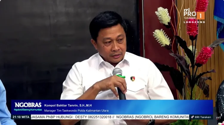 Ngobras Taekwondo Polda Kalimantan Utara