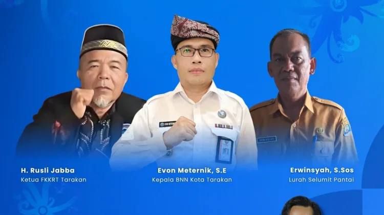 Warga Peduli, Tarakan Bersinar Bebas Narkoba