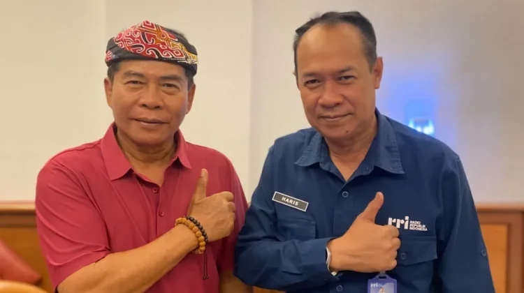 Silaturahmi Kepala LPP RRI Tarakan dengan Gubernur Kalimantan Utara