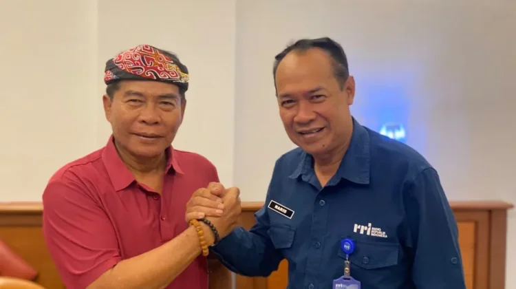 Silaturahmi Kepala LPP RRI Tarakan dengan Gubernur Kalimantan Utara