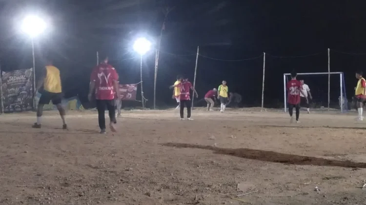 Kegiatan Pembukaan Tournamen Bola Voli putri dan Mini soccer Kelurahan Juata