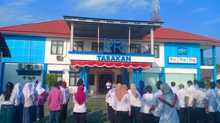 Apel Pagi Bentuk Etos Kerja Pegawai di RRI Tarakan