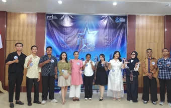 Dua Talenta Terbaik Bintang Radio RRI Tarakan 2026 Melaju ke Tingkat Korwil