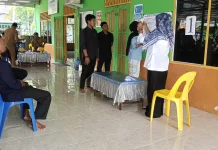 Pantau Pemilihan Ketua RT, Babinsa Jaga Kamtibmas