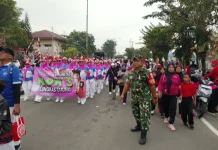 Lomba Jalan Santai Beregu, HUT RI ke 81 dan HUT HIKMA ke 89 Tahun