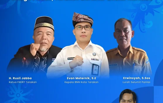 Warga Peduli, Tarakan Bersinar Bebas Narkoba
