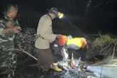 Diduga karena Puntung Rokok, Lahan Kosong di Binalatung Terbakar