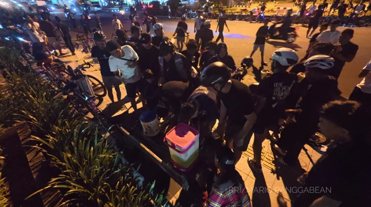 Kala "Penggowes" Tumpah Ruah di Critical Mass Ternate