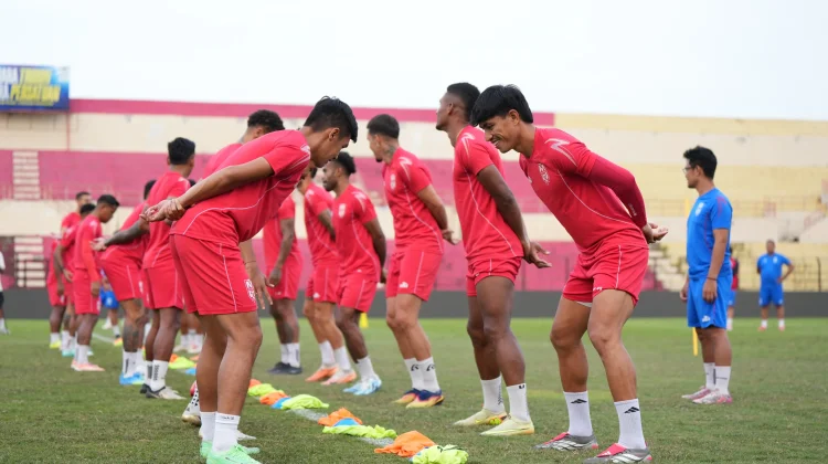 Potret Sesi Latihan Malut United jelang Hadapi PSIM Yogyakarta
