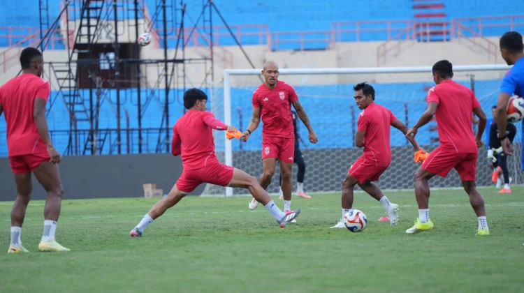 Potret Sesi Latihan Malut United jelang Hadapi PSIM Yogyakarta