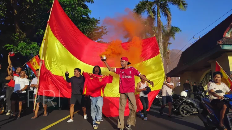 Gegap Gempita Kemenangan "La Furia Roja" di Kota Rempah