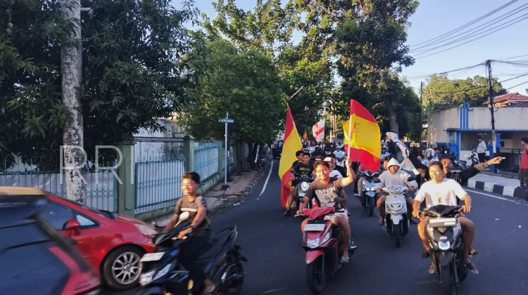 Gegap Gempita Kemenangan "La Furia Roja" di Kota Rempah