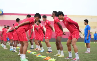 Potret Sesi Latihan Malut United jelang Hadapi PSIM Yogyakarta