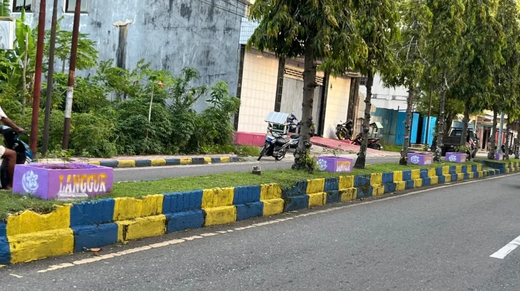 Wajah Baru Kota Langgur Cantik dengan Bunga Lantana