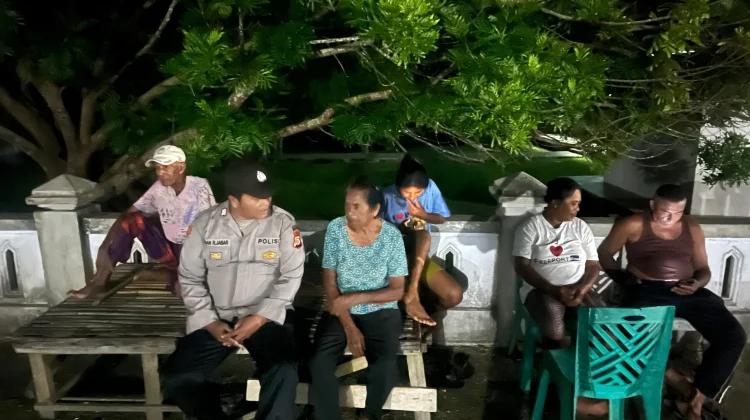 Targetkan Tindak Kriminal, Personil Polsek KKB Sambangi Warga