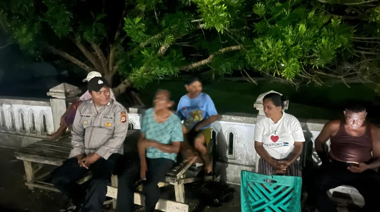 Targetkan Tindak Kriminal, Personil Polsek KKB Sambangi Warga