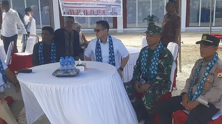 Dandim 1503/Tual Bersama Forkopimda Ikuti Peresmian 1.061 KDKMP Secara Virtual