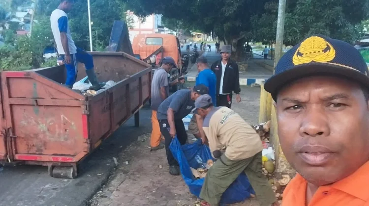 Pembersihan Lapangan Gotong Royong jelang GPM