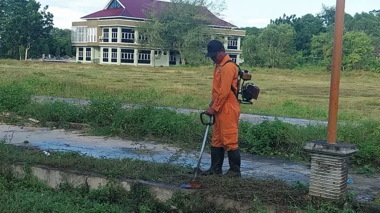 Pembersihan Lapangan Gotong Royong jelang GPM