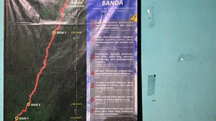 Pesona Gunung Api Lewerani di Banda Neira