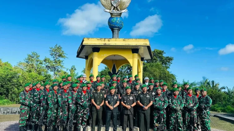 Kodim 1503/Tual Gelar Upacara Ziarah di TMP Rudira Jaya