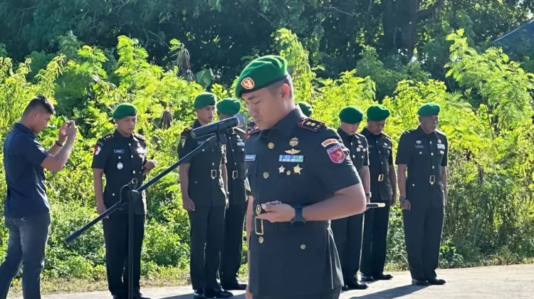 Kodim 1503/Tual Gelar Upacara Ziarah di TMP Rudira Jaya