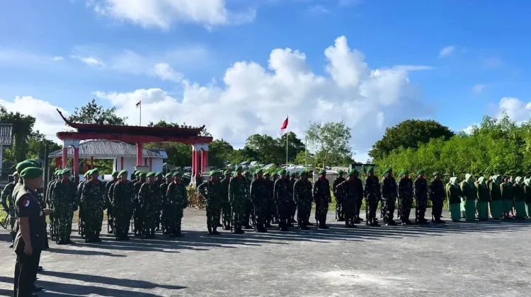 Kodim 1503/Tual Gelar Upacara Ziarah di TMP Rudira Jaya