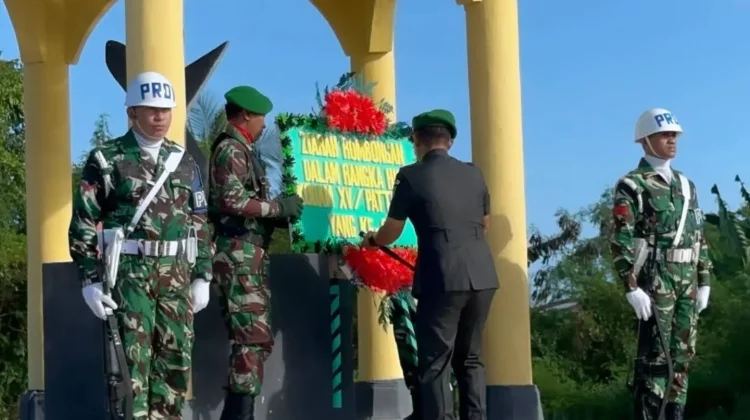 Kodim 1503/Tual Gelar Upacara Ziarah di TMP Rudira Jaya