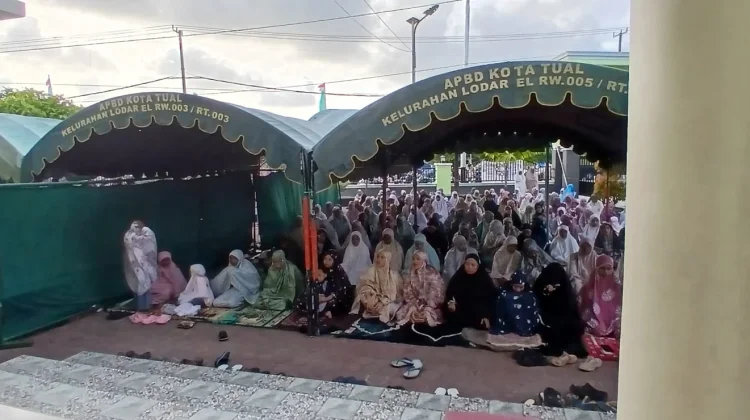Pelaksanaan Ibadah Solat Idul Adha di Masjid Miftahul Jannah BTN Tual
