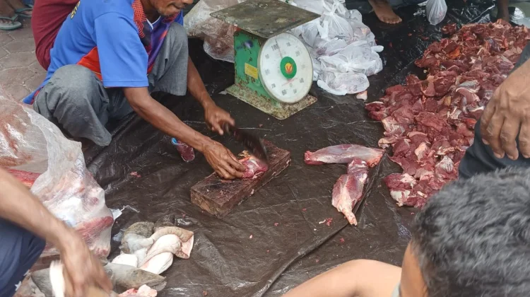 Penyaluran Hewan Qurban di Masjid Miftahul Jannah BTN Inda