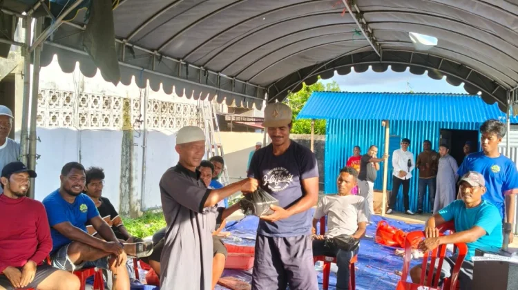 Penyaluran Hewan Qurban di Masjid Al-Amin BTN Koperasi Kota Tual