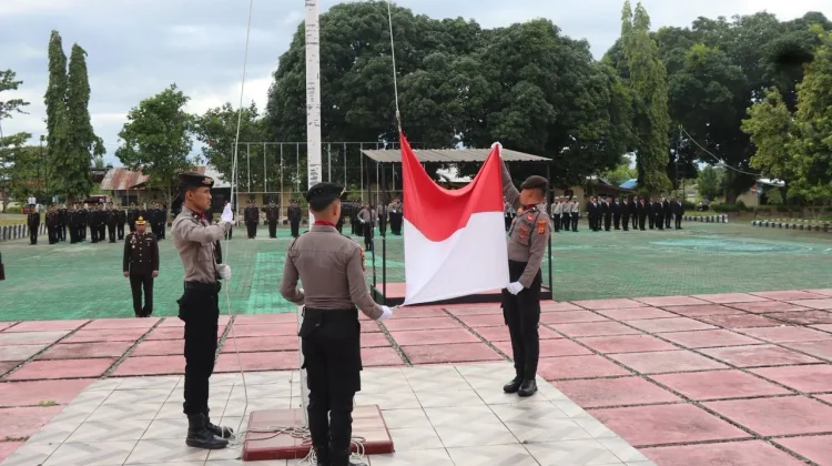 Polres Tual Peringati Hari Lahir Pancasila