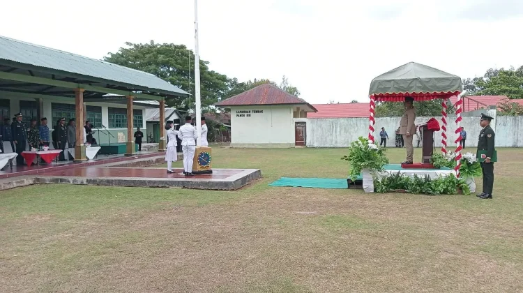 Upacara Khidmat di Kodim 1503/Tual