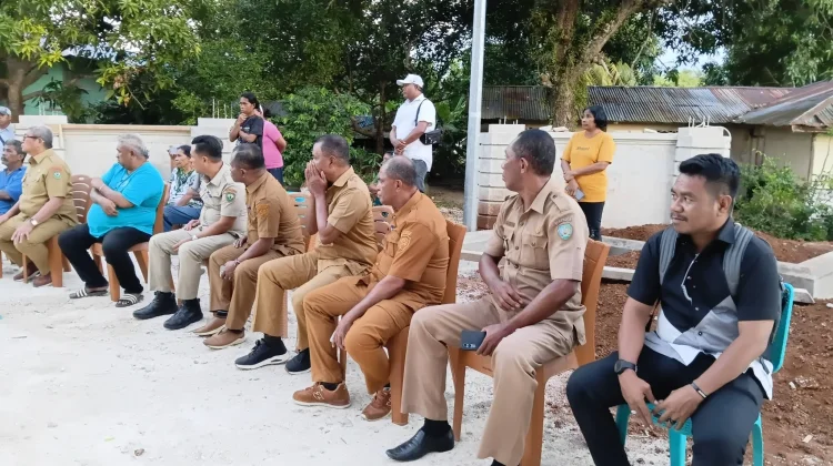 Bupati Maluku Tenggara Tinjau Progres Pembangunan Gedung Gereja Betania GPM Wab