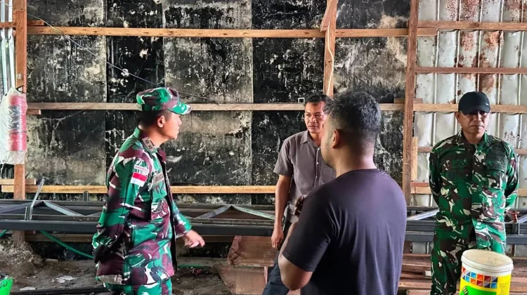 Dandim 1503/Tual Tinjau Progres Pembangunan KDKMP di Kepulauan Aru