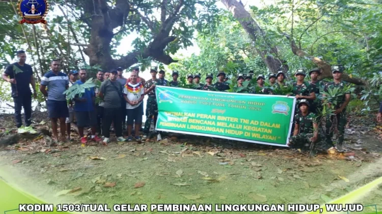 Kodim 1503/Tual Gelar Pembinaan Lingkungan Hidup