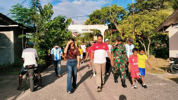 Euforia World Cup 2026 Mulai Terasa, Fun Walk Meriahkan Perumahan Pemda Langgur