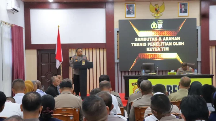 Puslitbang Polri ke Polres Tual Teliti Peran Polri dalam Penganan Unjuk Rasa
